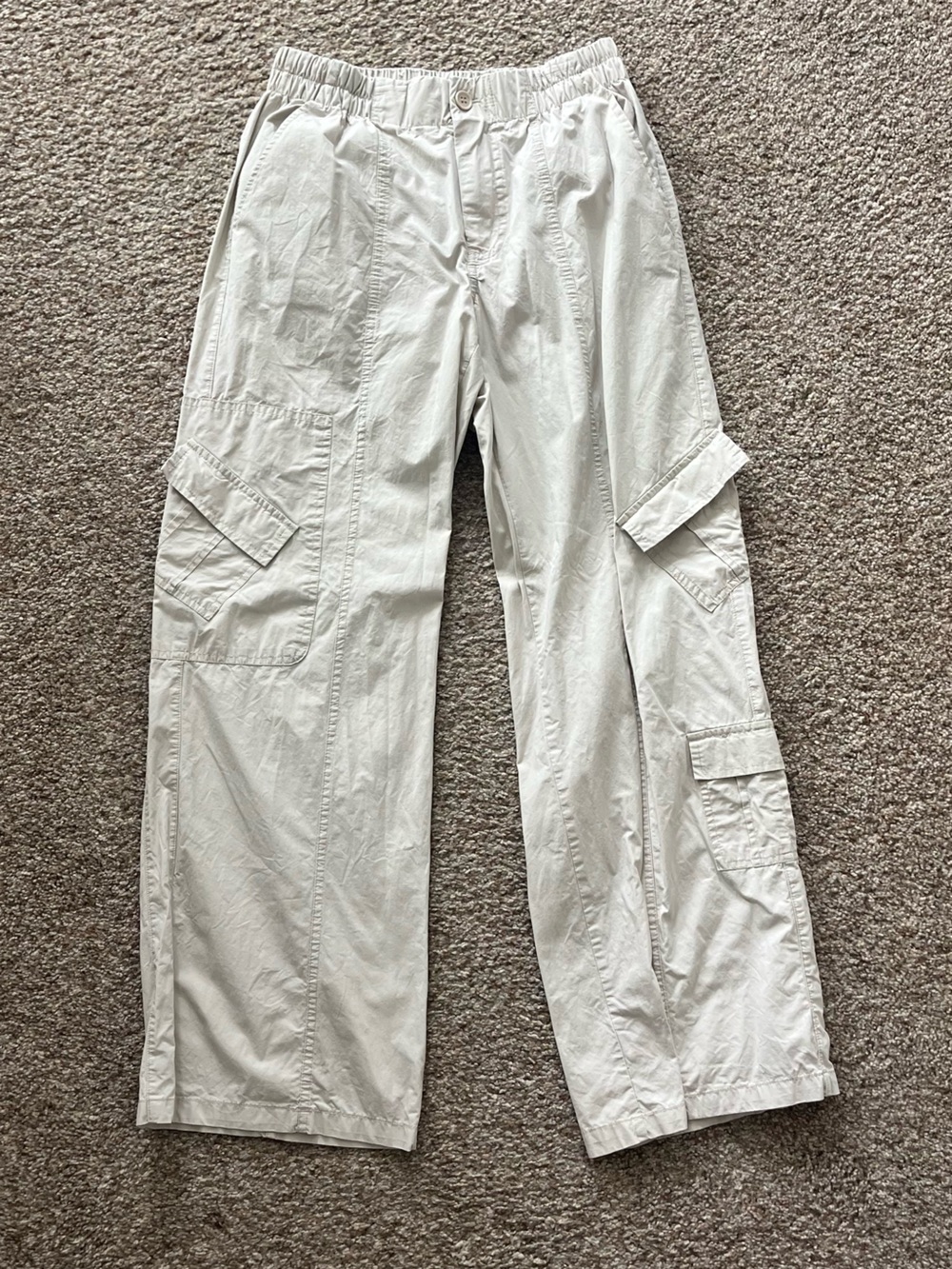 Light Cream Cargo Pants